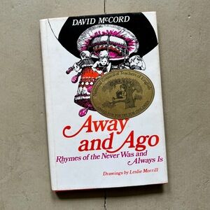 1974 Away and Ago Rhymes of the Never Was and Always Is Creepy Cute Poetry Award